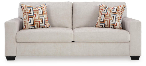 Ashley Furniture Aviemore sofa with plush cushions and stylish design, shown from a head-on angle.