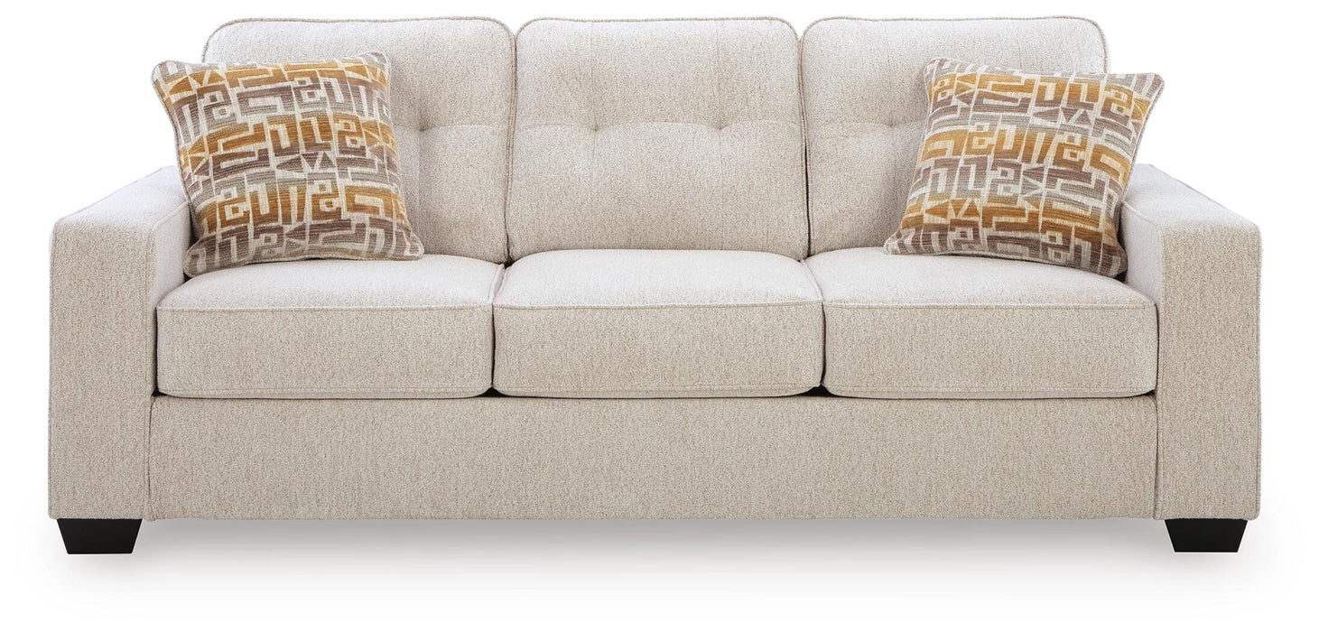 Ashley Furniture Larimer living room set with sofa and armchair, featuring plush cushions and modern design.