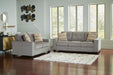 Ashley Furniture Larimer living room set with plush sofa and matching armchair in a contemporary design.