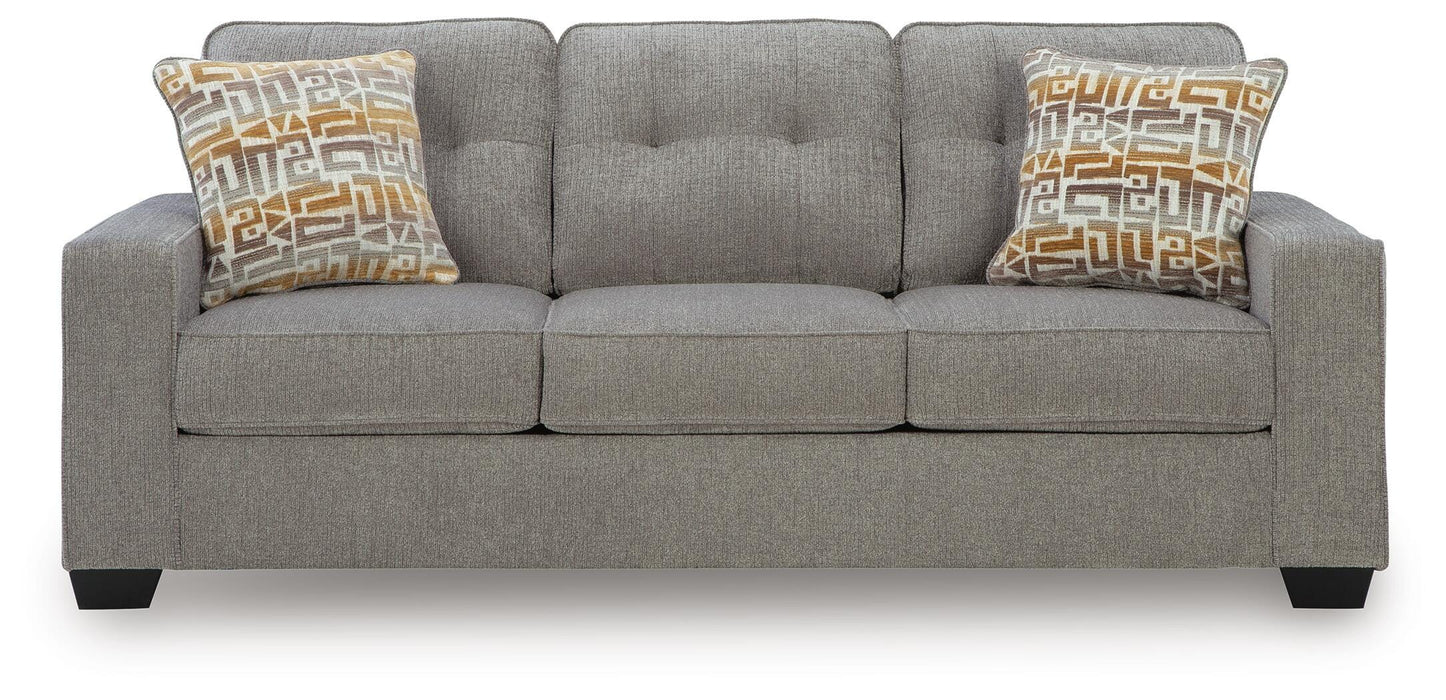 Ashley Furniture Larimer living room set with plush sofa and matching chairs, showcasing modern upholstery and stylish design.