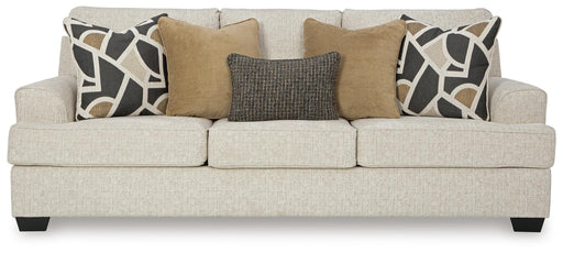 Ashley Furniture Heartcort sofa with plush cushions and elegant design, shown from a front head-on view.