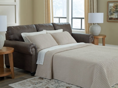 Ashley Furniture Roxmere Sleeper Sofa with plush upholstery and fold-out bed for versatile seating and sleeping space.