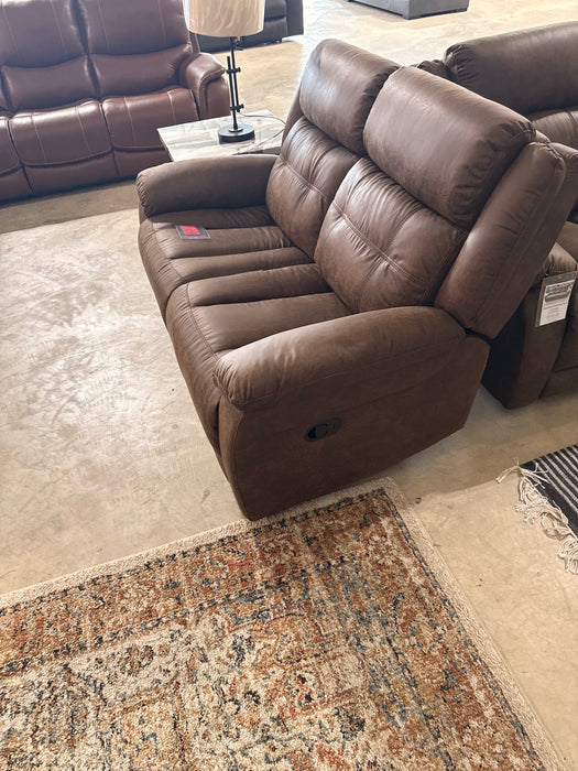 Chocolate Reclining Loveseat