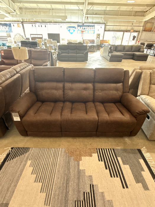 Chocolate Reclining Sofa