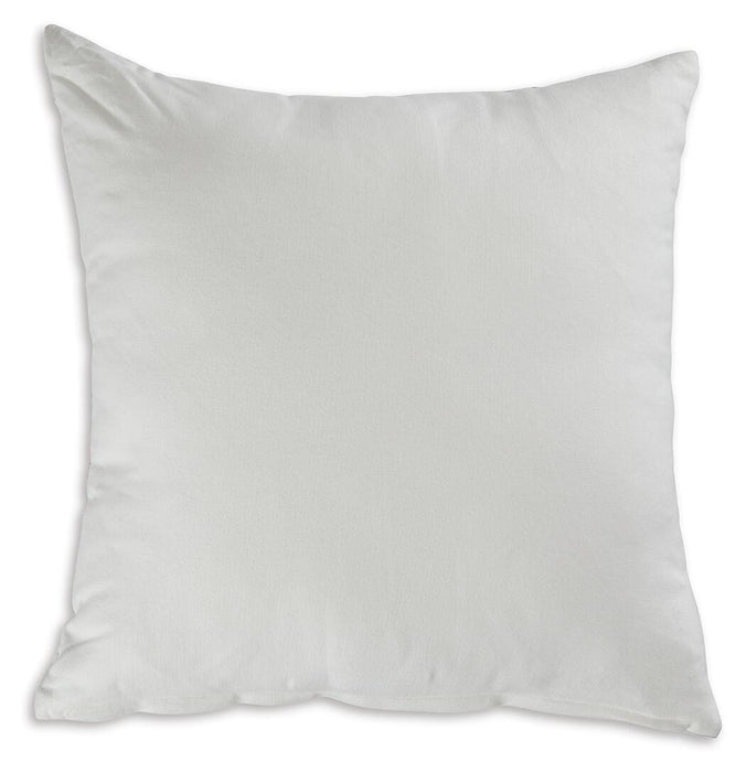 Ashley Furniture Herston Pillow featuring soft fabric and decorative stitching, perfect for adding comfort and style to your living space.