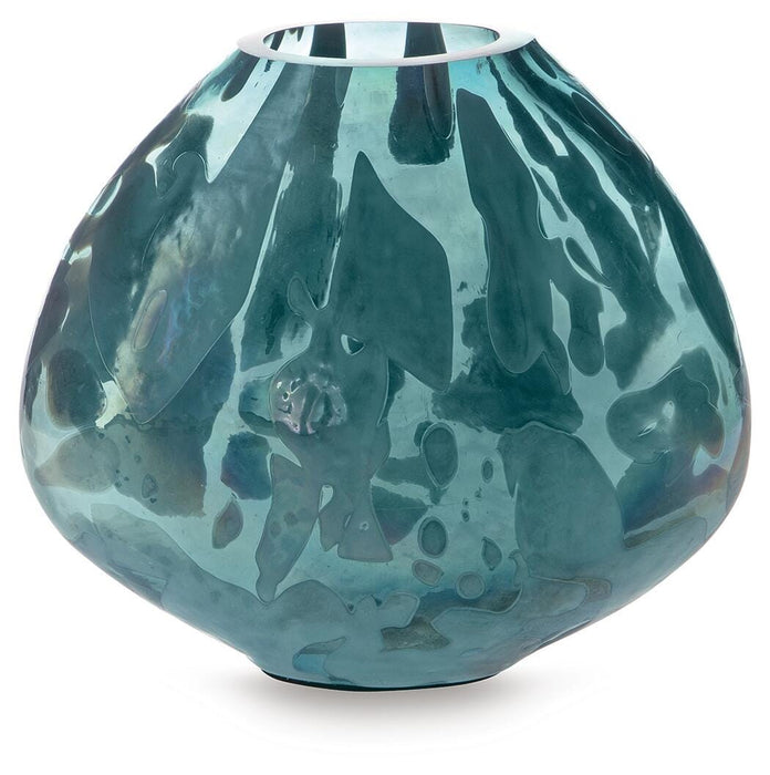 Ashley Furniture Cartshaw Vase, decorative ceramic vase with a smooth finish, ideal for display or floral arrangements.