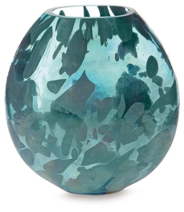 Ashley Furniture Cartshaw Vase, decorative ceramic vase with a smooth finish, suitable for floral arrangements and home decor.