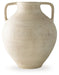 Ashley Furniture Justy Vase, decorative ceramic vase with a sleek design, displayed on a neutral background.