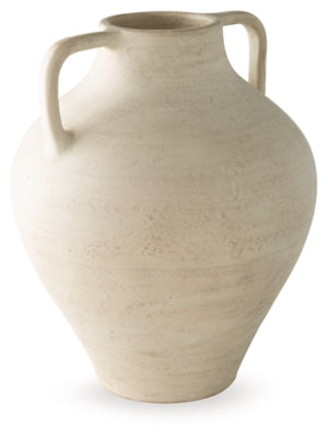 Ashley Furniture Justy Vase, elegant decorative vase with a sleek design, suitable for enhancing home decor.