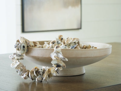 Ashley Furniture Justy Bowl, stylish ceramic bowl with a sleek design, perfect for serving or decor purposes.