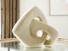 Ashley Furniture Feebs sculpture, modern decorative sculpture featuring abstract design and textured finish.