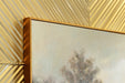 Detailed view of Ashley Furniture Edendale Wall Art, showcasing its textured design and decorative elements for modern home decor.