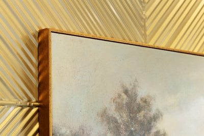 Detailed view of Ashley Furniture Edendale Wall Art, showcasing its textured design and decorative elements for modern home decor.
