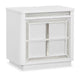 Ashley Furniture Chalanna bedroom set with a bed, matching nightstands, and dresser in a modern bedroom layout.