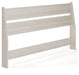 Ashley Furniture Socalle Panel Bed with a modern wooden frame and clean lines, shown in a stylish bedroom setting.