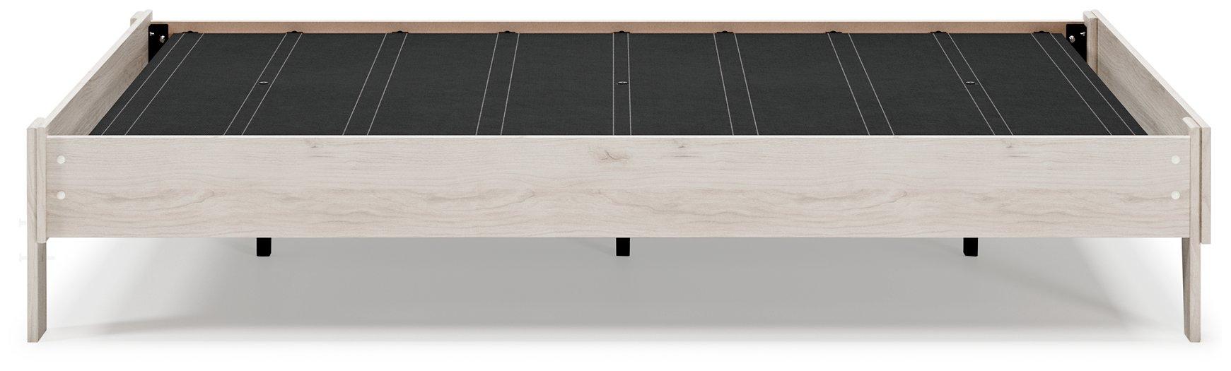 Ashley Furniture Socalle Panel Bed with a sleek wooden frame and modern design, shown in a neutral bedroom setting.