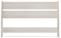 Ashley Furniture Socalle Panel Bed with a sleek wooden frame and modern design, shown in a well-lit bedroom setting.