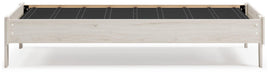 Ashley Furniture Socalle Panel Bed with a wooden frame and panel design, showcasing a modern bedroom furniture piece.