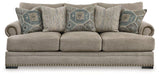 Ashley Furniture Galemore sofa with plush fabric, modern design, and supportive cushions shown in a stylish living room setting.
