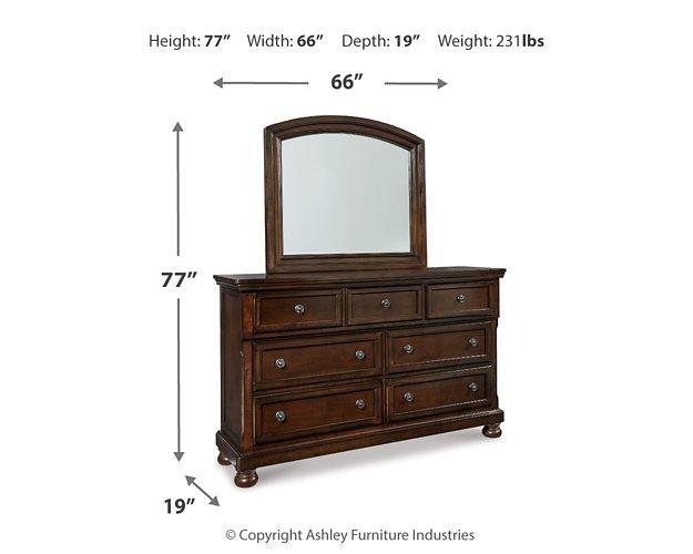 Porter Dresser and Mirror | Curly's Furniture Porter Dresser and Mirror | Curly's Furniture