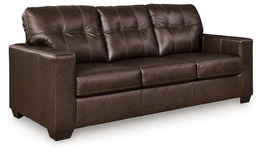 Ashley Furniture Santorine Sleeper Sofa with plush fabric and convertible design, shown in a modern living room setting.
