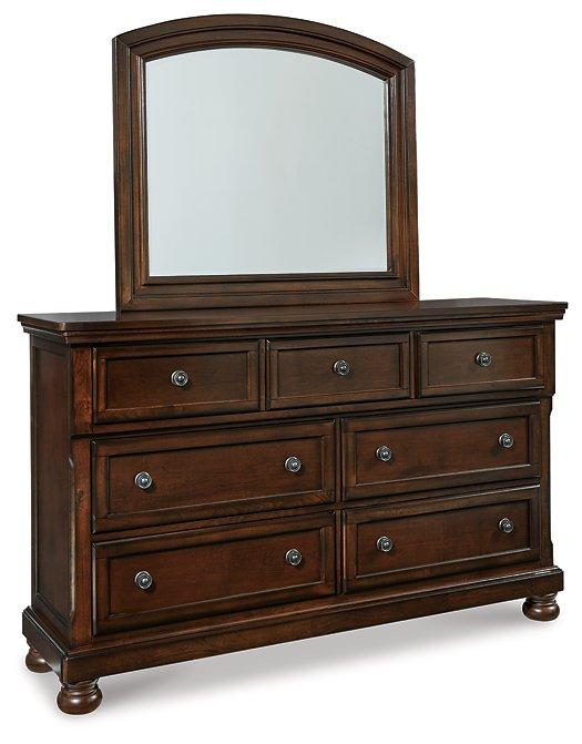ashley furniture modern dresser Porter Dresser and Mirror