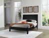 Ashley Furniture Danziar Bed with dark wood finish and modern design, featuring a sturdy frame and sleek headboard.