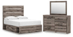 Graystorm bedroom set by Ashley Furniture featuring a modern bed frame, matching nightstands, and coordinated bedroom furniture.