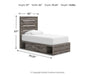Graystorm bedroom set by Ashley Furniture featuring a bed, matching nightstands, and dresser in a modern gray finish.