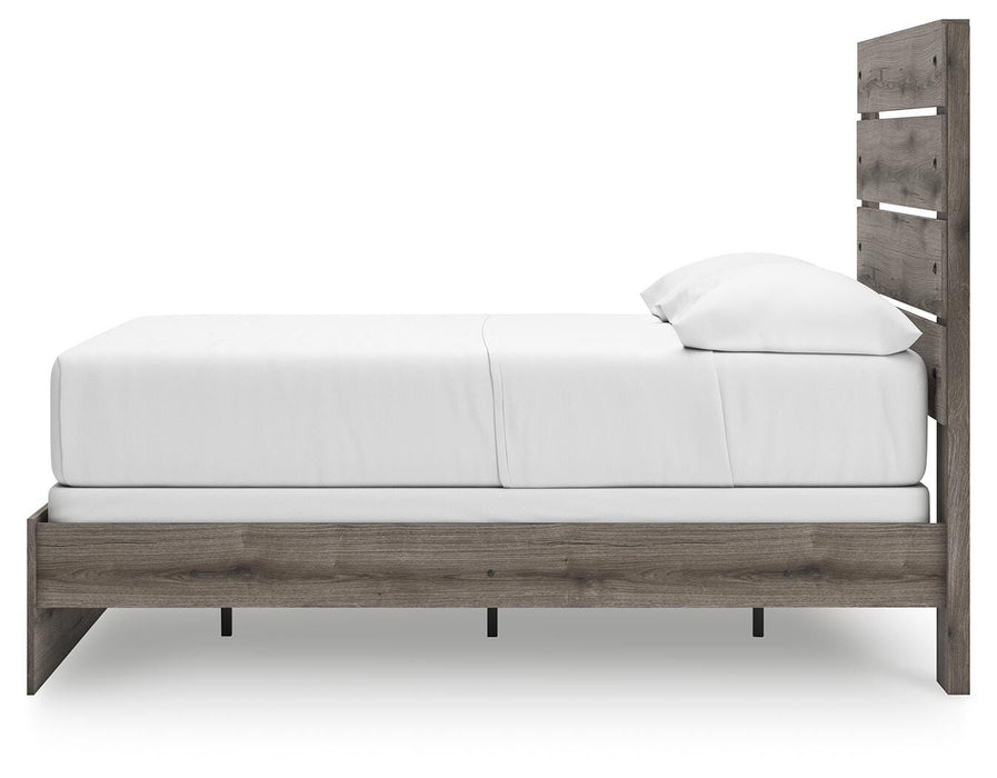 Graystorm bedroom set by Ashley Furniture featuring a modern bed frame, matching nightstands, and coordinating bedroom decor.
