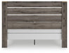Graystorm bedroom set by Ashley Furniture, featuring a modern bed frame, matching nightstands, and coordinating dresser.
