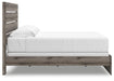 Graystorm bedroom set by Ashley Furniture featuring a bed, nightstands, and dresser in a modern gray finish.