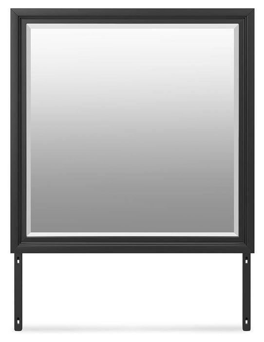 Ashley Furniture Lanolee bedroom mirror with a sleek, modern design, shown in a head-on view.