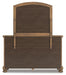 Ashley Furniture Feddinger Bedroom Set showing a modern bed frame with matching nightstands and dresser in a cozy bedroom setting