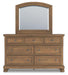 Ashley Furniture Feddinger bedroom set, includes bed frame with headboard and matching furniture, in a stylish bedroom scene.