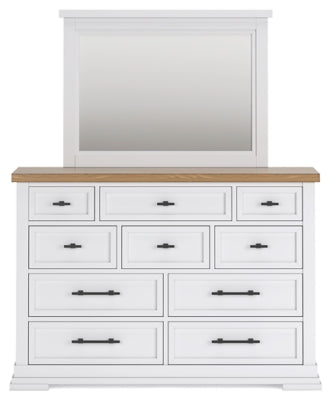 Ashley Furniture Ashbryn bedroom set with a bed frame featuring a headboard, nightstands, and matching bedroom furniture.
