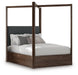 Ashley Furniture Dilenno bedroom set featuring a bed frame, nightstands, and a dresser in a modern bedroom design.