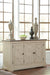 Ashley Furniture Bolanburg dining room set with a table and matching chairs, featuring a modern wooden design.