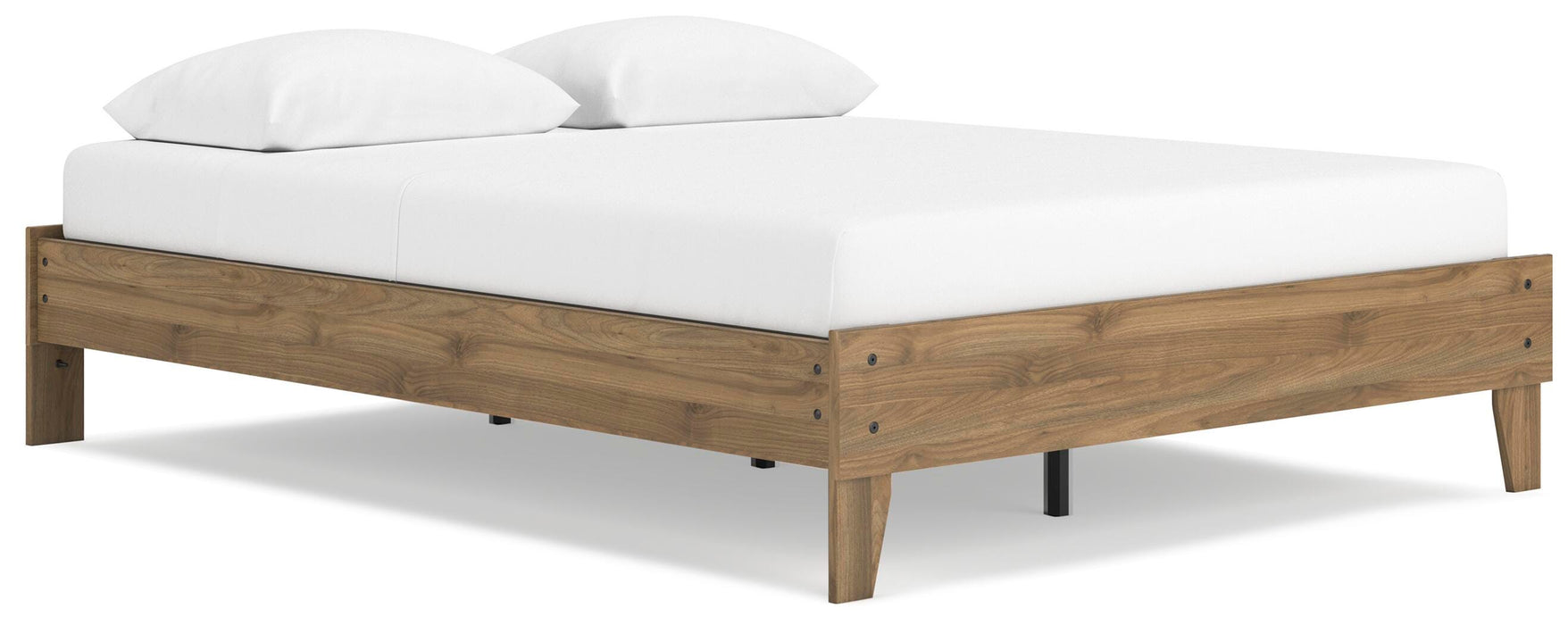 Ashley Furniture Deanlow Bed in a stylish design, shown from an angled view featuring a sturdy wooden frame and elegant finish.