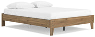 Ashley Furniture Deanlow Bed in a stylish design, shown from an angled view featuring a sturdy wooden frame and elegant finish.