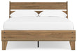 Ashley Furniture Deanlow Bed with elegant headboard design, showcasing a modern bedroom centerpiece.