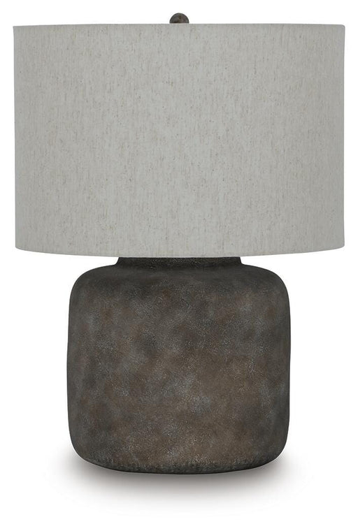 Ashley Furniture Zandophen table lamp with a sleek base and fabric shade, ideal for modern living room or bedroom decor.