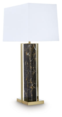 Ashley Furniture Neonish table lamp with a modern design and colorful neon accents, perfect for stylish home lighting.