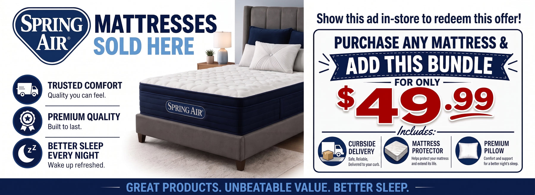 Spring Air mattresses