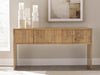 Ashley Furniture Ella Grove Console sofa table with a sleek wooden finish and modern design, shown in a cropped image.