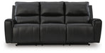 Ashley Furniture Glossmore reclining living room set with sofa and recliner, featuring plush cushions and modern design.