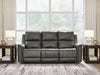 Ashley Furniture Bleckley reclining living room set with plush fabric and multiple seats, including a recliner and sofa.