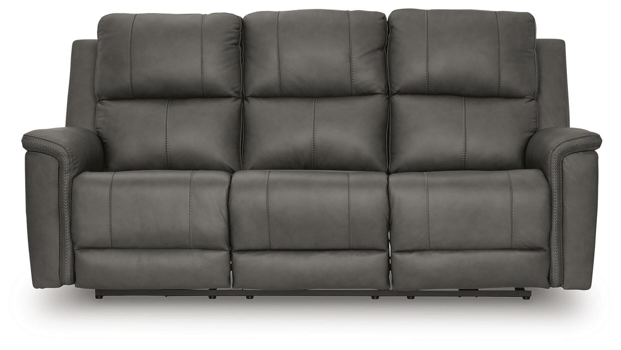 Ashley Furniture Bleckley reclining living room set, featuring a sofa and loveseat with plush cushions and reclining features.