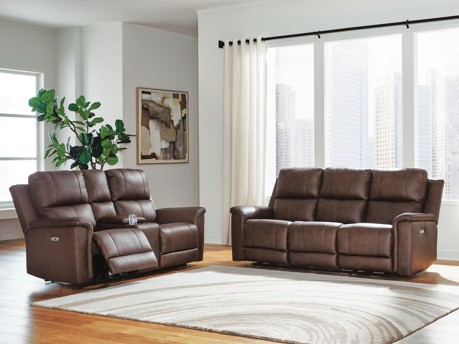 Ashley Furniture Bleckley reclining living room set with plush sofas and chairs, featuring neutral upholstery and comfortable design.
