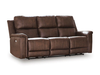 Ashley Furniture Bleckley reclining living room set with sofa and loveseat, shown from an angled view in a stylish modern design.